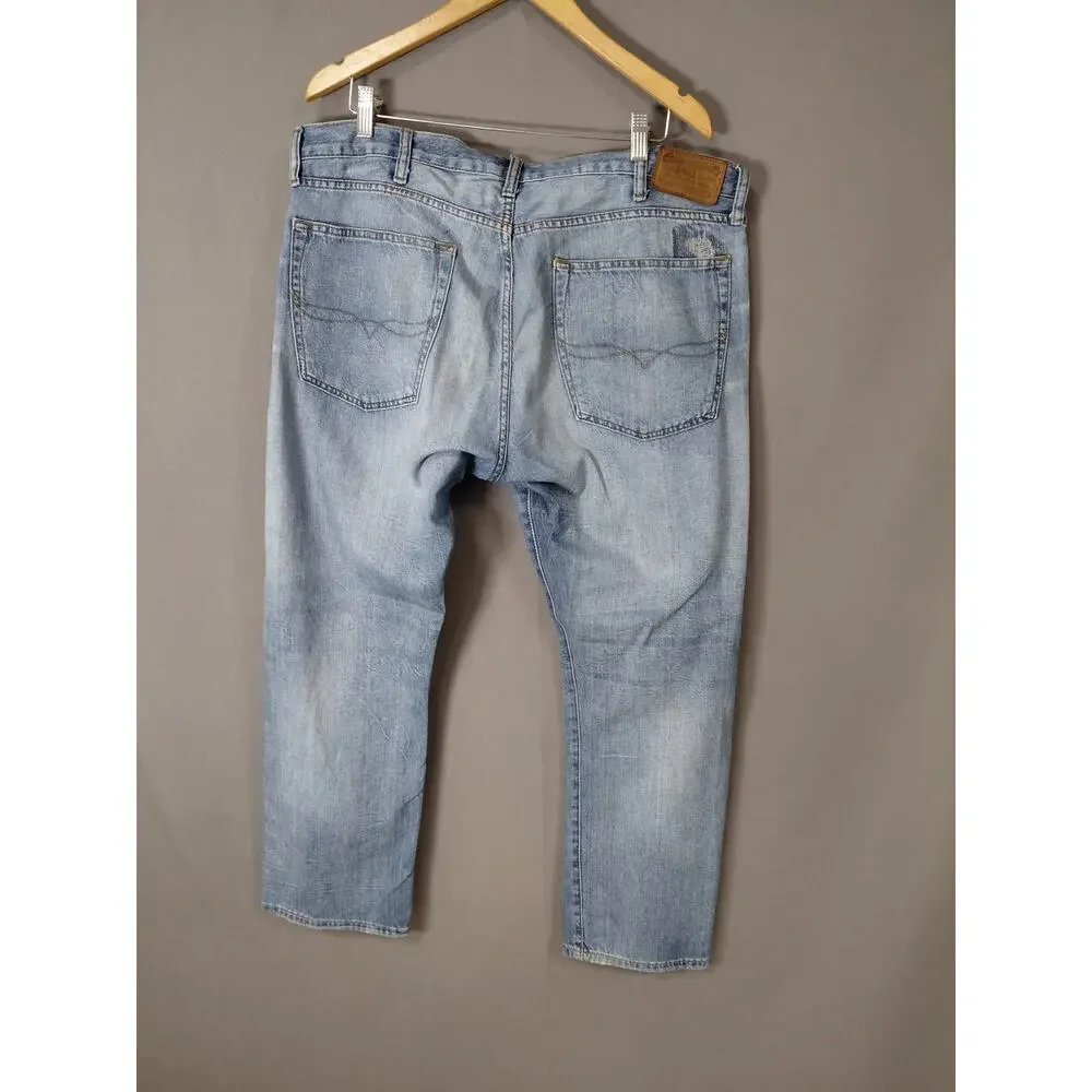 6IP9 Vintage Polo Ralph Lauren Stretch Training Jeans Men Straight Size 38X30
